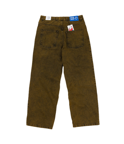 Polar Skate Co. 'Big Boy' Baggy Jeans - Yellow/Black