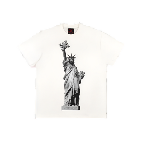 Disorder Skateboards 'State Of Chaos' Tee - Off White