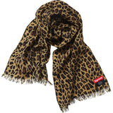 Supreme Wool Scarf - Leopard