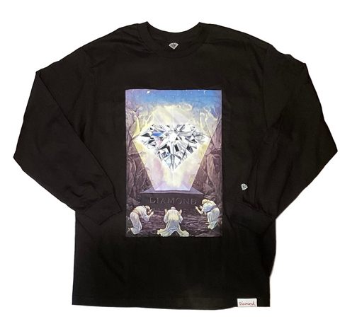 Diamond Supply Co. 'Worship' L/S Tee - Black