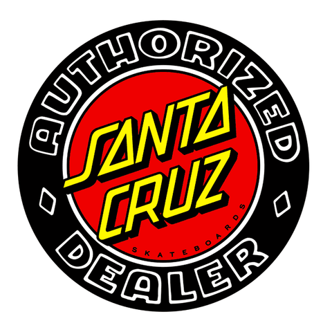 Santa Cruz 'Dot Authorized Dealer' Sticker - Red