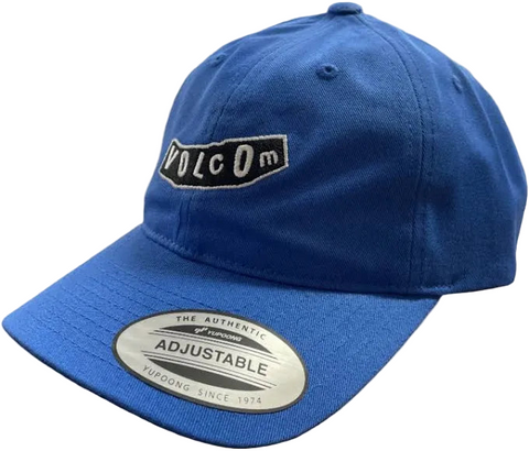 Volcom 'Pistol' 6-Panel Velcro Cap - Blue (Youth)