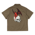 Welcome 'Nephilim Zip Twill' Work Shirt - Stone