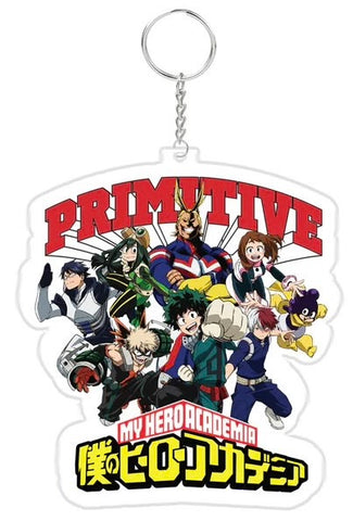 Primitive x My Hero Academia Keychain - Multi