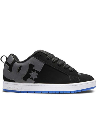 DC 'Court Graffik' Shoes - Black/Grey/Blue