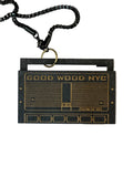 Good Wood 'Boombox' Necklace - Black