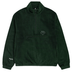 Magenta 'Dimanche Velours' Half Zip - Forest Green