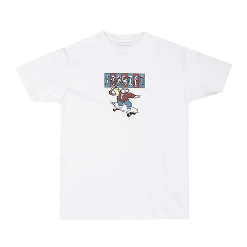 Frosted 'Chill Bear' Tee - White
