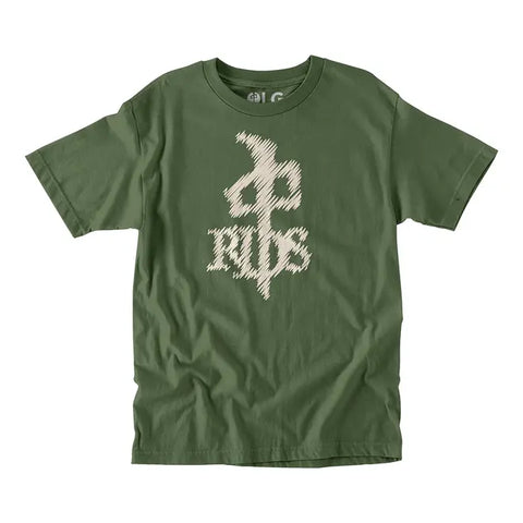 Red Dragon 'Strung Along OG' Tee - Military Green