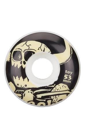 Toy Machine 'Dead Monster' 100A Wheels 53mm - White/Black