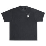 Color Bars X Playboy 'Flames 2.0 Boxy Fit' Tee - Black/White