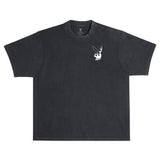 Color Bars X Playboy 'Flames 2.0 Boxy Fit' Tee - Black/White