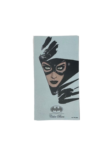 Color Bars 'Cat Woman' Sticker - Pale Blue