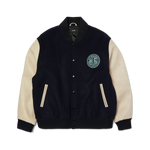 HUF 'Global Transit' Varsity Jacket - Navy