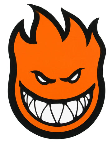 Spitfire 'Big Head' Huge Sticker - Orange