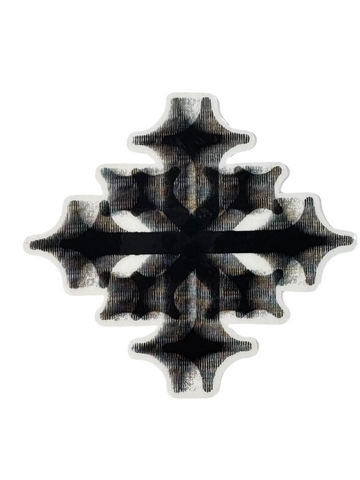 Disorder Skateboards 'Cut Out' Sticker - Black