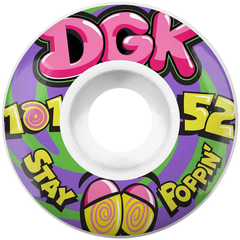 Dirty Ghetto Kids 'Stay Poppin Street Formula' 101A Wheels 52mm - Purple