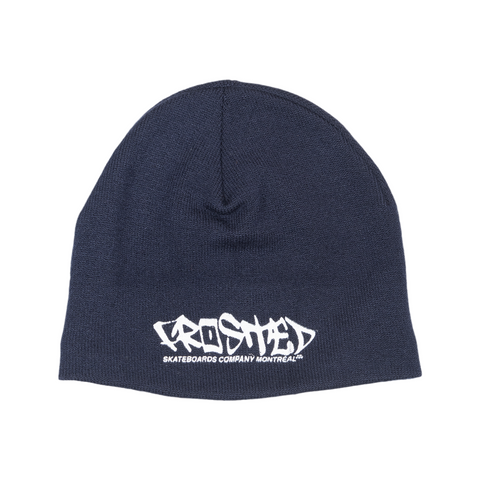 Frosted 'Sandbox Logo' Skully Beanie - Navy