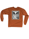 Obey 'Eyes Icon 2' L/S Tee - Bombay Brown