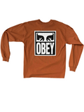Obey 'Eyes Icon 2' L/S Tee - Bombay Brown