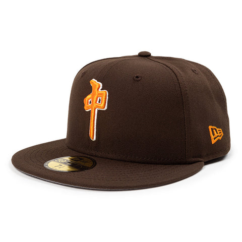 Red Dragon x New Era 'Dynasty' Fitted Cap - Brown/Orange