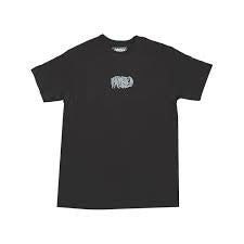 Frosted 'Logo' Tee - Black / Silver