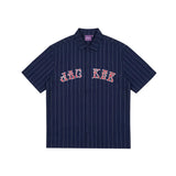 Jacker 'Pals Font' Button-Up Shirt - Navy