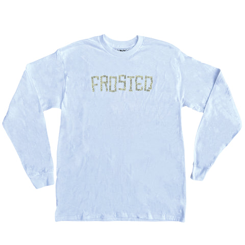 Frosted 'Dominos' L/S Tee - White