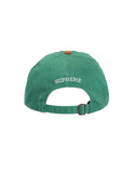 Supreme 'Pigment Coated 2-Tone S Logo' 6-Panel Cap - Green