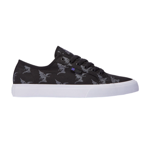 DC Shoes x Black Sabbath 'Manual' Shoes - Black/Black/Grey
