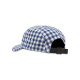 Supreme 'Gingham' Camp Cap - Navy