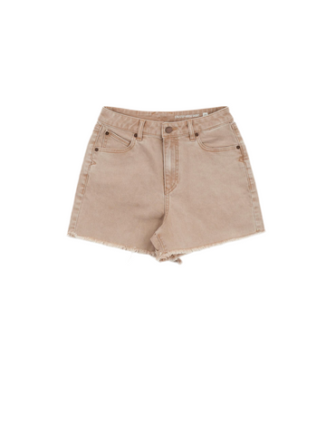 Volcom 'Hirise' Denim Shorts - Mocha