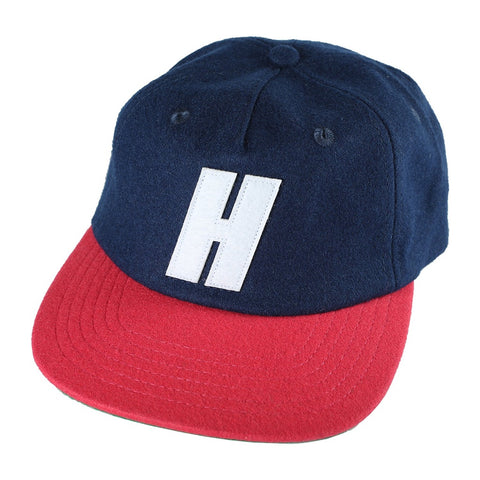 Hopps 'Big H' Wool Snapback Cap - Blue/Red