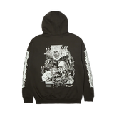 HUF x Marvel 'Ghost Rider' Hoodie - Washed Black