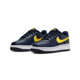 Nike 'Air Force 1' Shoes - Obsidian/Opti Yellow (GS)