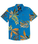 Volcom 'Paradiso Floral' Short Sleeve - Ocean Teal