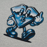 Loviah 'Flipping The Bird' Tee - Heather Grey