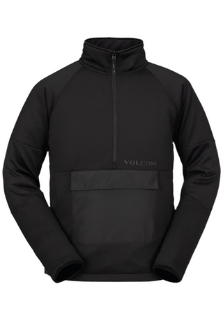 Volcom 'Tech' Q-Zip Fleece Jacket - Black