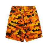 HUF 'Kinda Loose' Baggy Double Knee Shorts - Lava Camo