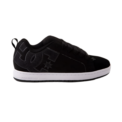 DC 'Court Graffik' Shoes - Black Denim