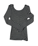 Volcom 'Dayze Days' L/S Tee - Black/White