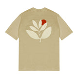 Magenta 'Fly' Tee - Beige