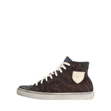 Saint-Laurent Paris 'Bedford Glitter High-Top' Shoes - Multi