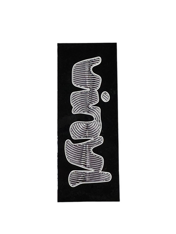 Vinyl 'Lined Logo' Sticker - Black
