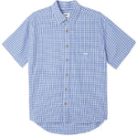 Obey 'Bigwig Gallo' Woven Short Sleeve - Surf Blue Multi