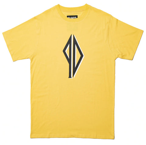 Piss Drunx 'Shadow Logo' Tee - Yellow