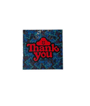Thank You 'Cloudy Day' Sticker - Red