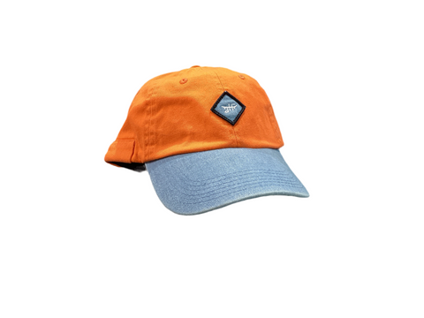 Just Have Fun 'Legacy Dad Hat' Cap - Orange/Jeans