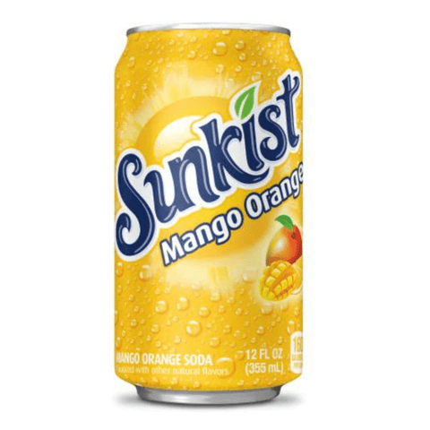 Sunkist Soda - Mango Orange (355mL)