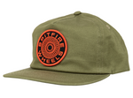 Spitfire 'Classic 87 Swirl Patch' Snapback Cap - Olive/Orange/Black